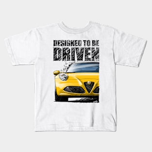 Designed to be Diven Alfa 4C Kids T-Shirt